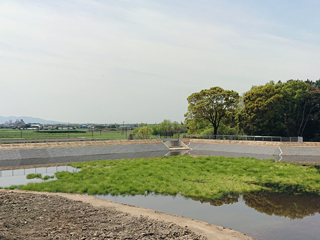 福岡県（花立地区ため池下堤１）