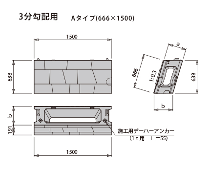 レベロック3分勾配